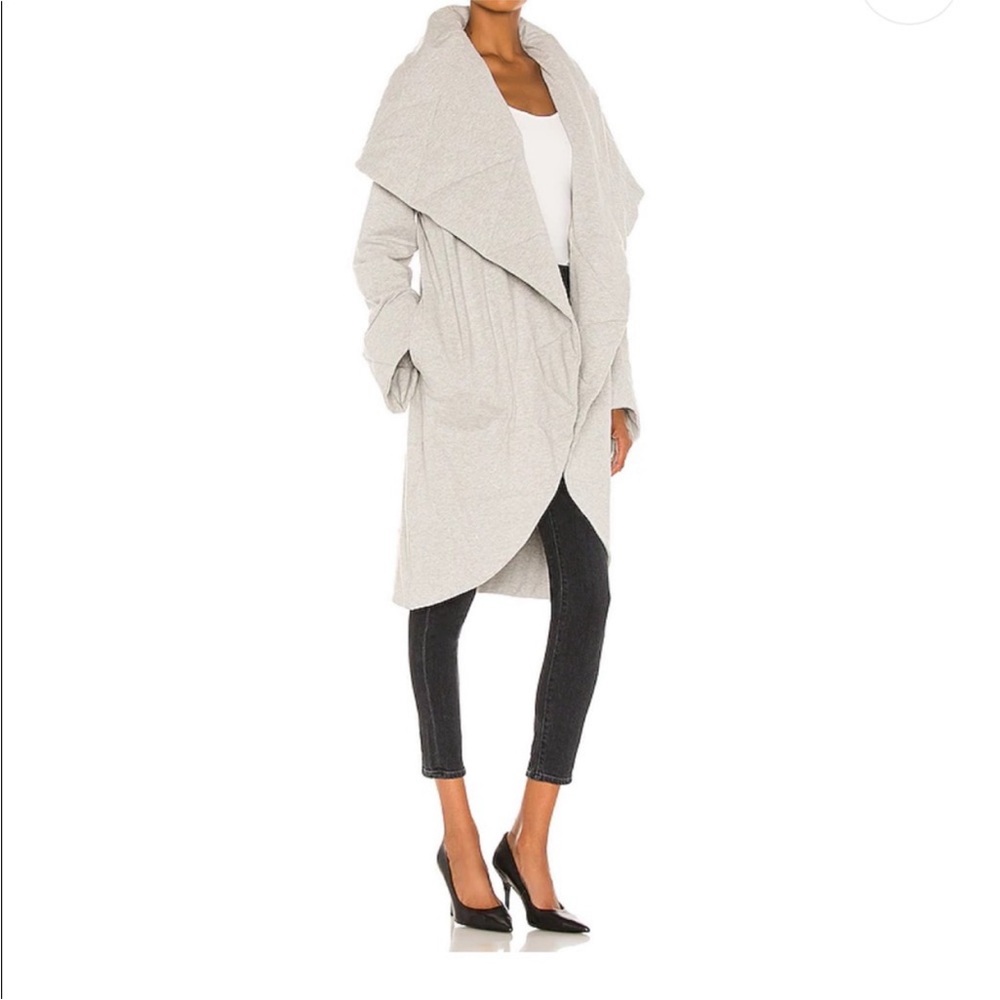 Shawl Collar Coat in Heather Grey
Norma Kamali, XXS NWTA